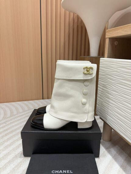 Chanel * Xiaoxiang Button Double C Flip Boots Series Short/Long Boots