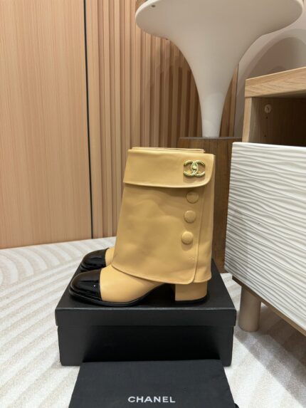 Chanel * Xiaoxiang Button Double C Flip Boots Series Short/Long Boots